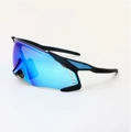 Black frame blue label ice blue lens