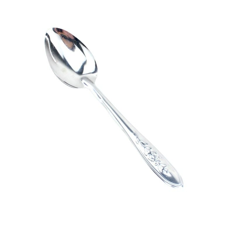 Wholesale stainless steel spoon commercial disposable watermelon spoon take-out spoon iron spoon net red watermelon dessert spoon
