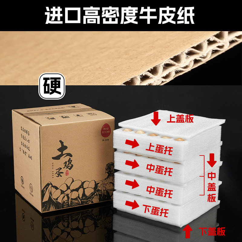 Pearl cotton egg tray 10 pack shockproof packaging egg shatterproof egg packing box special foam box for express delivery