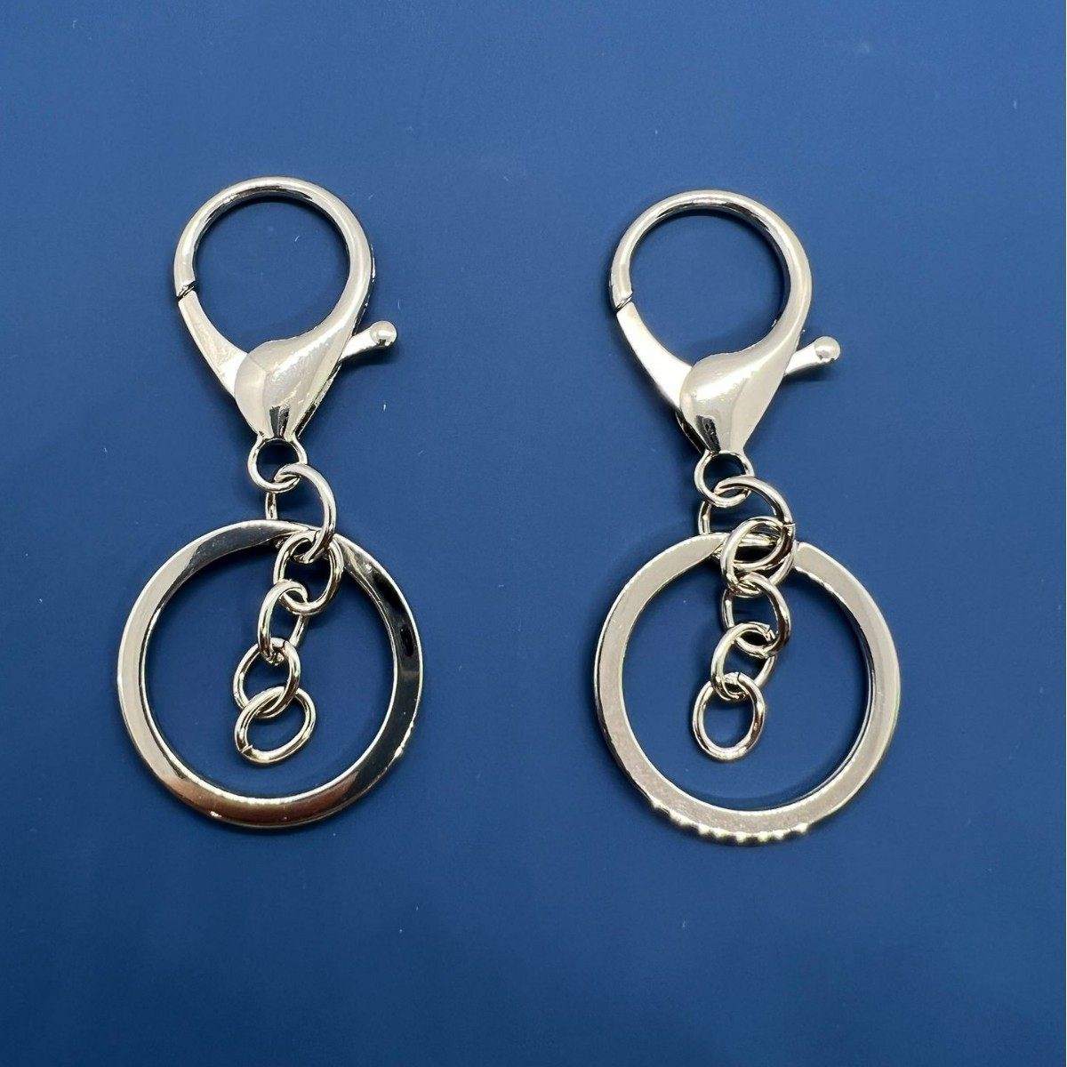 Wholesale In-Stock Lobster Clasp Three-Piece Set Four-Section Chain DIY Hardware Metal Chain Keychain Doll Pendant Accessories