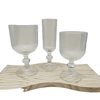 European-style retro ins style vertical pattern goblet wine glass champagne glass high-looking glass retro goblet series