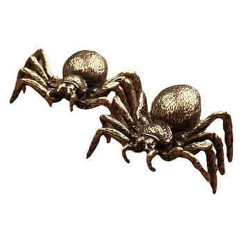 Metal Copper Plated Small Ornaments Spider Tea Pet Ornaments Small Copper Vintage Desktop Crafts Ornaments Hand Handle Wholesale