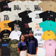 25Ss New Summer Style American Casual Short-Sleeved Correct Version Gallery Dept Lettered Loose High Street T-Shirt