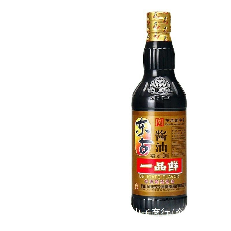 Donggu Yipin Fresh Soy Sauce 500ml Multifunctional Brewed Soy Seasoning Sauce with Fermented Soy Flavor Wholesale