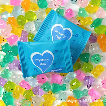 Cross-Border Best-Selling English Blind Bag Luminous Small Animal Luminous Toys Live Broadcast Tik Pair Temu Dropshipping