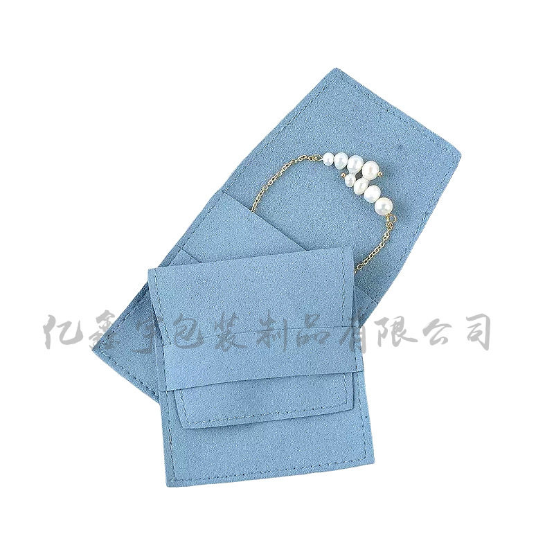 Supply of Flip-Top Jewelry Bags, Microfiber Bags, Necklace and Earring Storage Bags, Velvet Bags, Customizable Logo Jewelry Boxes