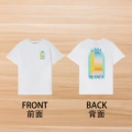 Front and rear models-rainbow gradient door-basket white