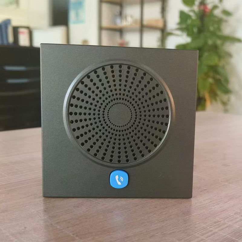 酒店客房壁挂电话机86盒一键拨号前台免提电梯客房浴室紧急呼叫器