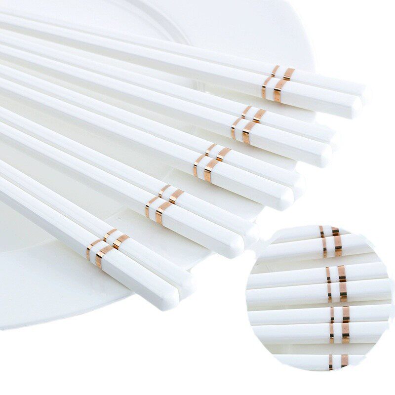 Jingdezhen Ceramic Chopsticks Moisture-proof, Mildew-proof, Antibacterial, Non-toxic, High-temperature Sterilization, Easy-to-clean Boutique Gift Box Ceramic Chopsticks