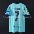 2627 barcelona away no. 7 ferrmin + champions league armband