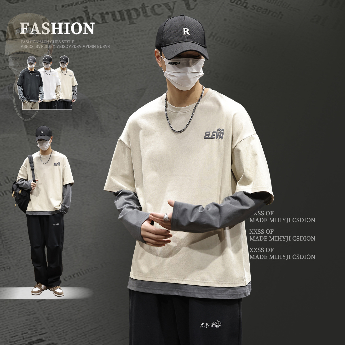 (Mới) Mã B0012 Giá 610K: Áo Thun Nam Guryng Big Size Ngoại Cỡ Dài Tay Cả Bộ 2 Món Hàng Mùa Xuân Thu Đông Thời Trang Nam Chất Liệu G02 Sản Phẩm Mới, (Miễn Phí Vận Chuyển Toàn Quốc).