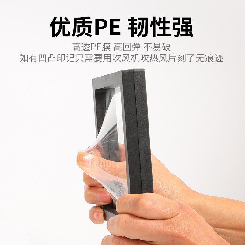 Spot Brooch Badge Small Commodity Storage Jewelry Packaging Box Transparent Display Jewelry Box Pe Film Suspension Box