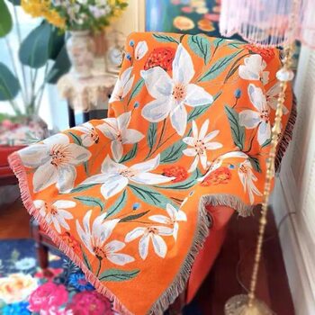 Amazon's Best-Selling Bohemian Style Tapestry Nap Blanket Leisure Blanket Four-Season Universal Cushion Sofa Towel Manufacturer