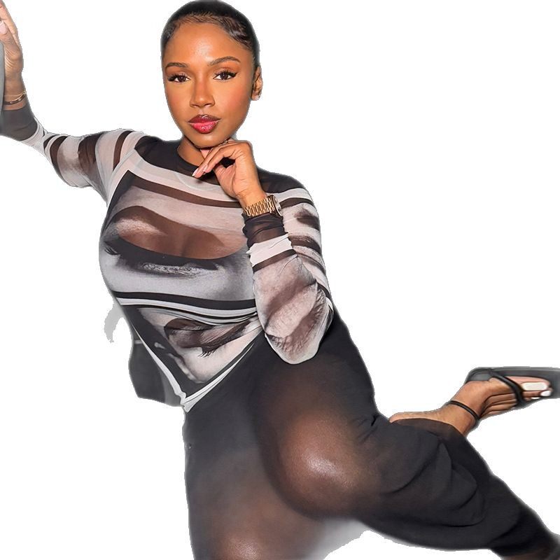 Womens Striped Printed T Shirt Loose Fit Long Sleeve Comfortable Fabric Casual Streetwear Top Wholesale Available