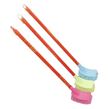 Toilet brush household wooden long handle non-dead angle toilet toilet brush toilet toilet toilet hanging cleaning brush