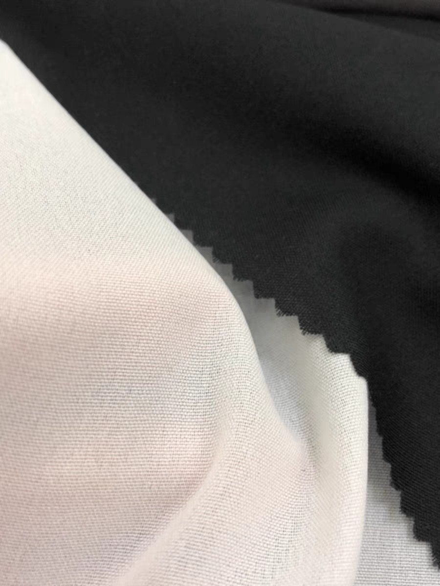 Thickened 50D Fabric Lining Clothing Accessories Fabric Lining Jacket Lining Suit Fabric Lining Washed Fusible Lining Woven Lining