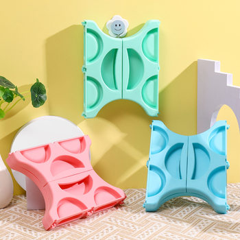 Dumpling Maker Diamond-Shaped 4-Piece Manual Dumpling Making DIY Dumpling Skin Mold Kitchen Lazy Tool for Dumplings and Wontons