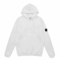 Stone hooded sweatshirt white