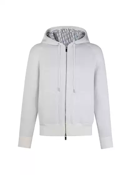 Differentiate Quality: New Autumn and Winter Men's Casual Fashion Jacquard Letter Logo Knit Hooded Jacket