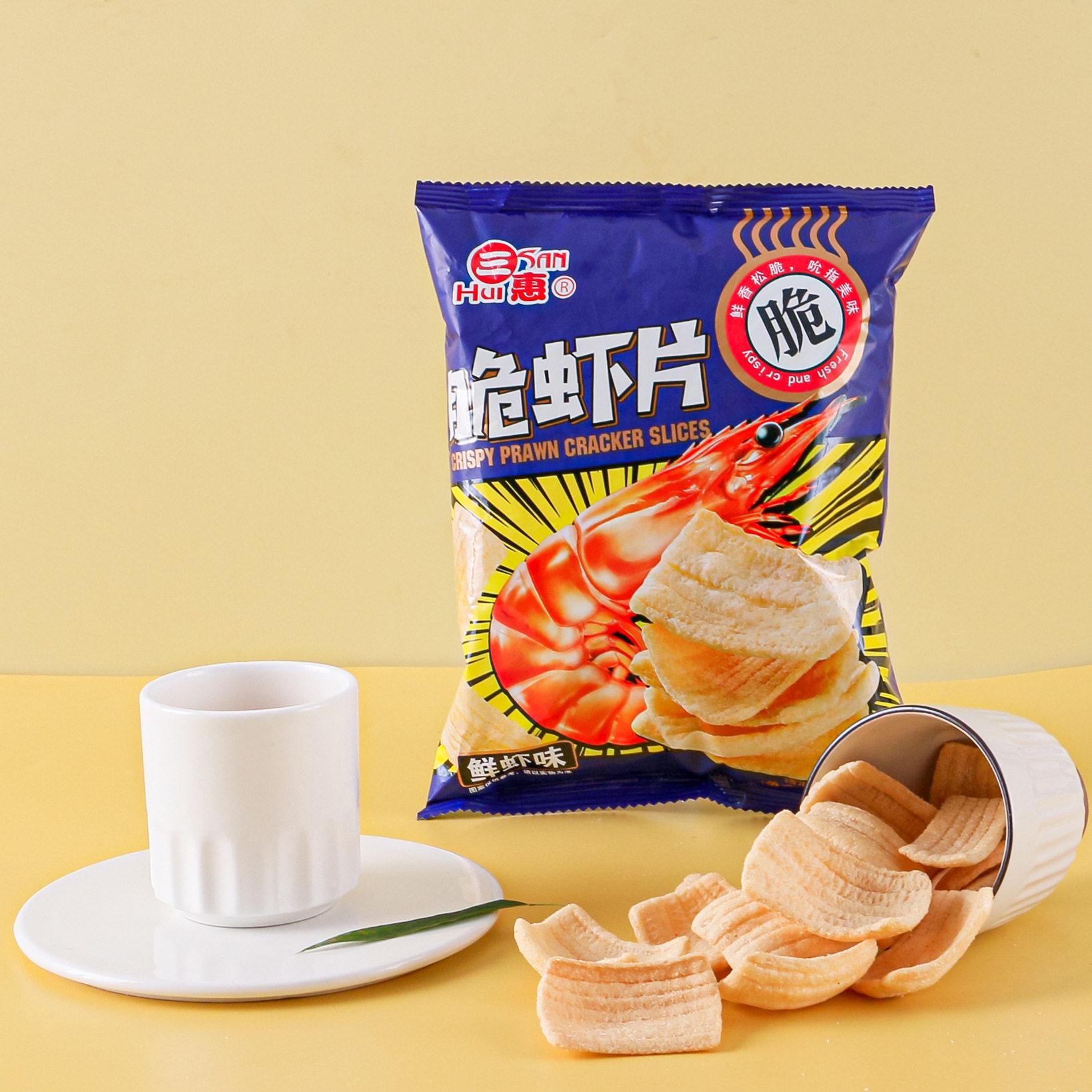 [Real Shrimp Meat Add] Fresh Shrimp Crispy Shrimp Slice Zipper Bag Snack Gift Bag Net Celebrity Explosions