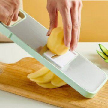 Household Potato Shredder Multi-Functional Hand-Friendly Vegetable Cutter Cucumber Radish Thick and Thin Shred Slice Vegetable Grater