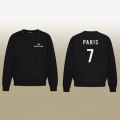 B1094 round neck black