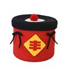 New Toy Cosmetic Storage Basket Desktop Woven Snack Storage Box with Lid Sundries Storage Decorative Storage Basket