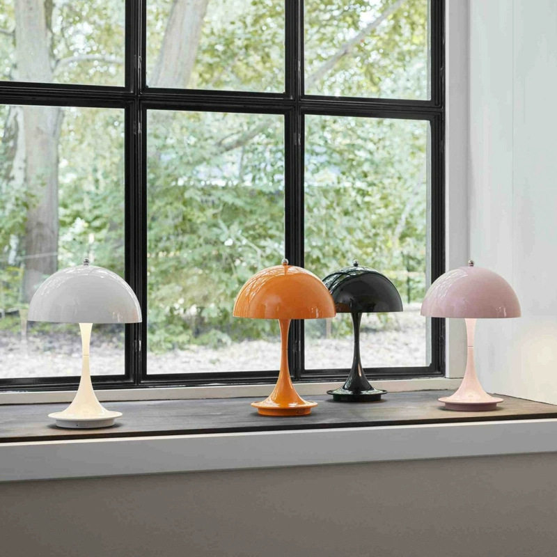 Danish Panthella Table Lamp Replica Designer Stylish Portable USB Charging Led Dimmable Mushroom Table Lamp