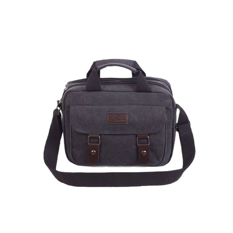 Men's canvas shoulder bag large capacity messenger bag outdoor leisure retro travel tools New Cross back handbag