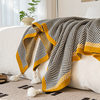 Nordic Style Living Room Sofa Blanket Knitted Nap Blanket Office Autumn and Winter Air-conditioning Blanket Bed Tail Car Cover Blanket