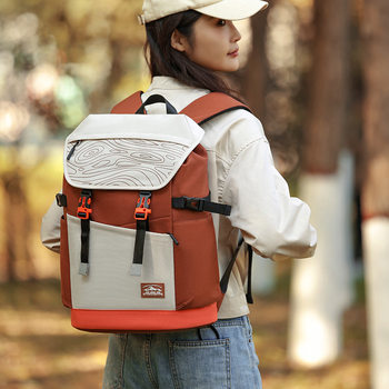 New Large Capacity Casual Campus Lightweight Backpack Men's Sports Backpack Fashionable Computer Bag Schoolbag General Bag