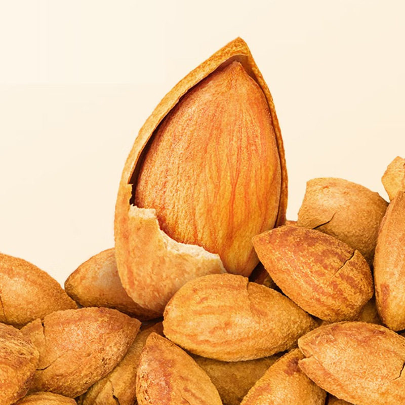 Three Squirrels Hand-Peeled Almonds 120g Children's Pregnant Women's Healthy Nuts Dried Fruit Snacks Snack Food