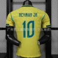 2627 brazil home player jersey #10 neymar