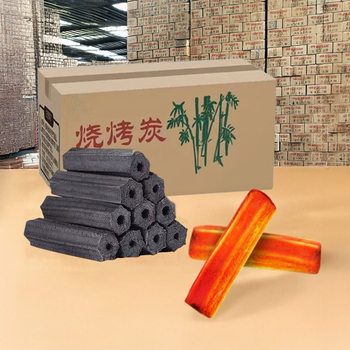 Wholesale of Quick-Burning Bamboo Charcoal Briquettes for Home Use, Steel Charcoal Specifically for Indoor Use, Low-Smoke Charcoal for Grilling and Heating