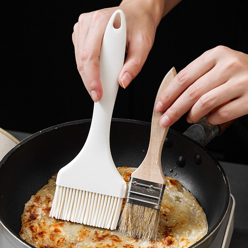Japanese Silicone Oil Brush Widened Large High Temperature Resistant Sauce Brush Oil Brush Oil Barbecue Brush Oil Tool Food Grade Cross-border