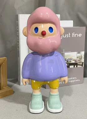 潮玩Farmer bob友落地大摆件网红小公仔卡通乔迁礼品客厅家居