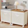 Clothes Storage Box Organizer Large Capacity Super Household Flip-Top Wheeled Foldable Clothing Quilt Storage Cabinet