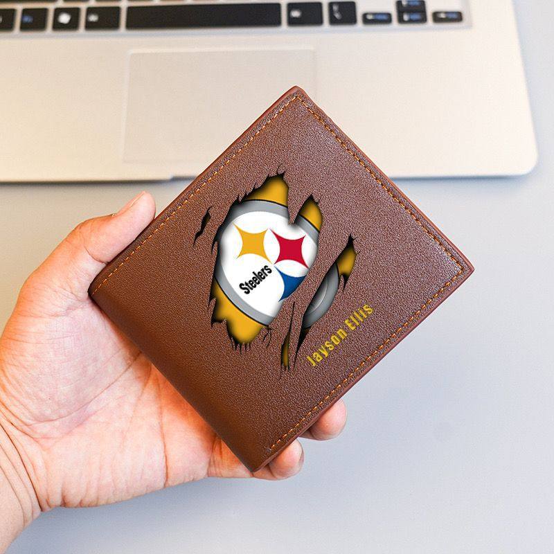 Cross-border Explosions Photo UV Color Printing Wallet Father's Day Mother's Day Gift DIY Picture Coin Purse Leather Clamp Bag