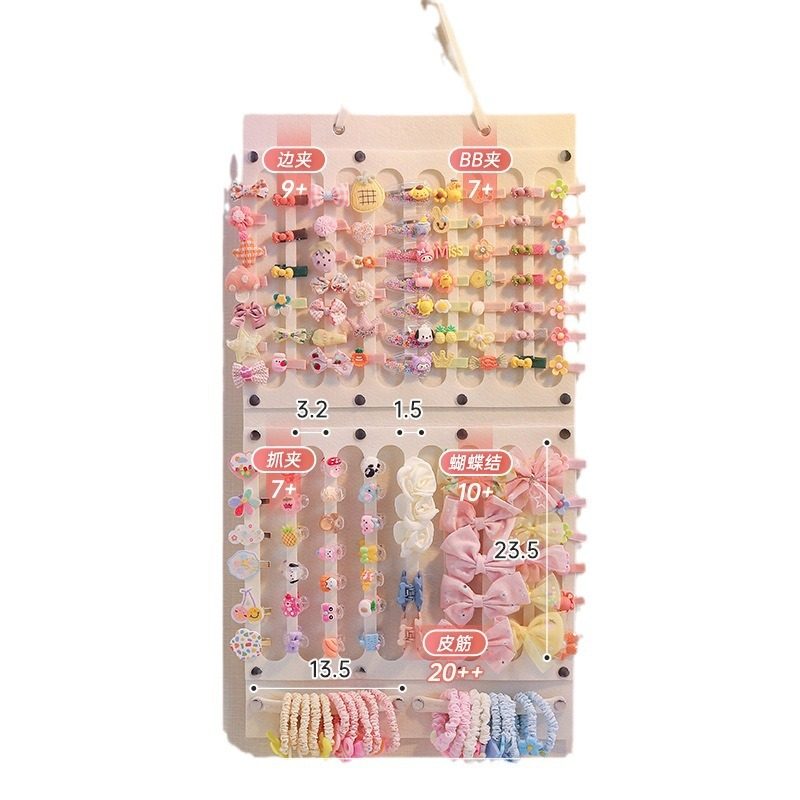 Children's Hairpin Storage Wall Hanging Girls Hairband Hairpin Headband Wall Hair Accessories Wall Jewelry Jewelry Box Bag Box