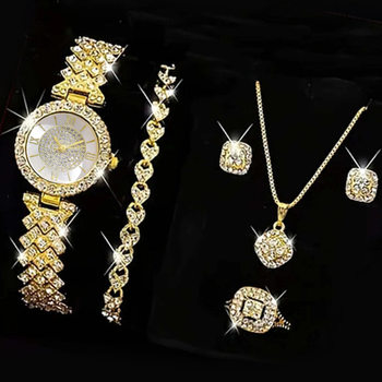 Tiktok Hot Recommendation: 2022 New Student Light Luxury Style Small Dial Rhinestone Alloy Women's Watch
