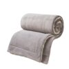 Autumn and Winter Double-Layer Thickeneded Lamb Velvet Blanket Pure Color Composite Milk Velvet Blanket Flannel Single and Double Nap Blanket