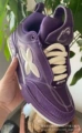 Purple four leaf clover