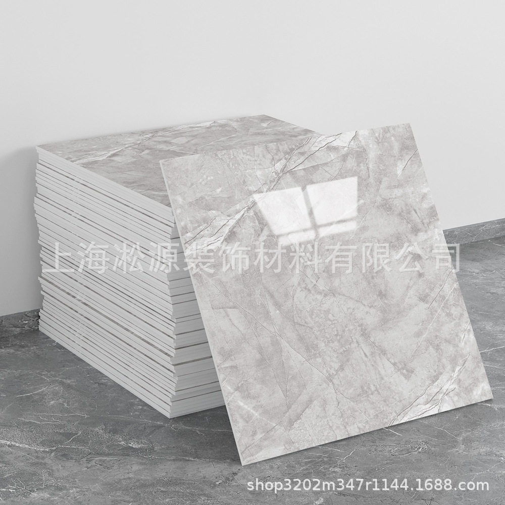 外贸跨境热销大理石仿瓷砖墙贴自粘防水防潮背景墙面装饰墙壁纸