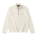 Half zipper white color label