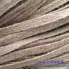 Manufacturer in stock pin pin 1cm-4cm wide flat woven jute rope woven thickened hemp rope natural vintage hemp ribbon
