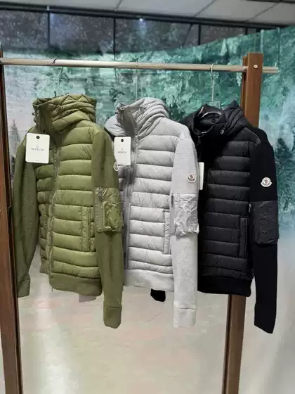 Authentic m Brand Men's down Cotton Jacket with Knitted Hooded Cardigan and Patchwork Design