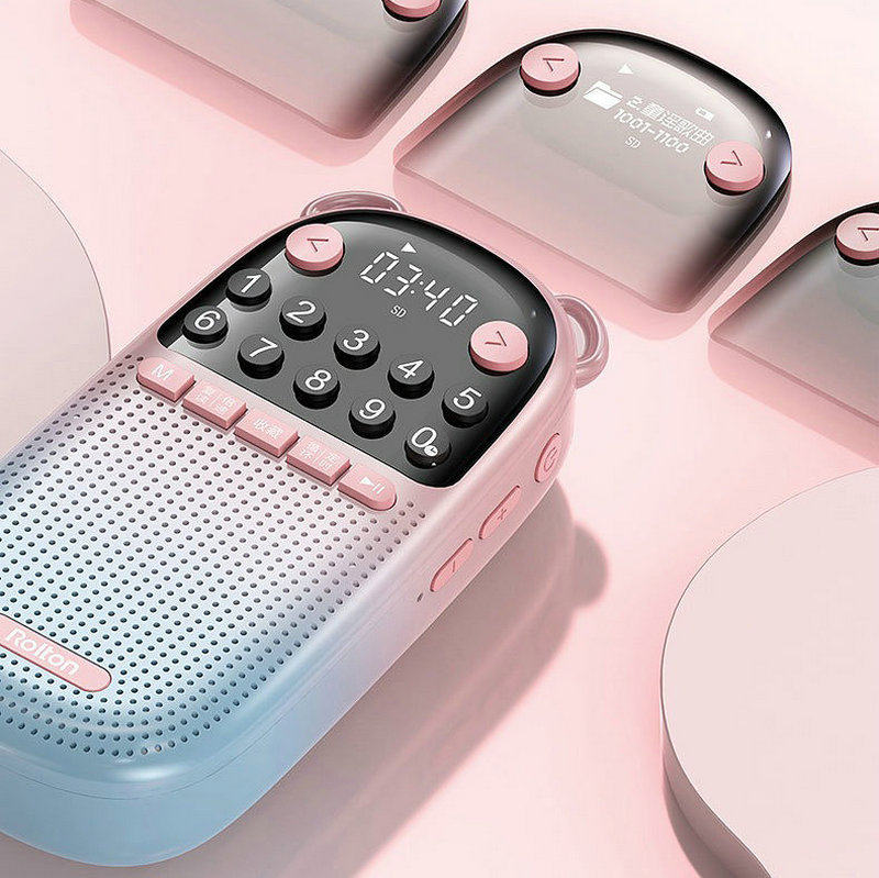 Le Ting E300 Bluetooth Speaker Insertable Card Music Player Kidsren's Learning Early Education Machine Primary School English Listening Machine