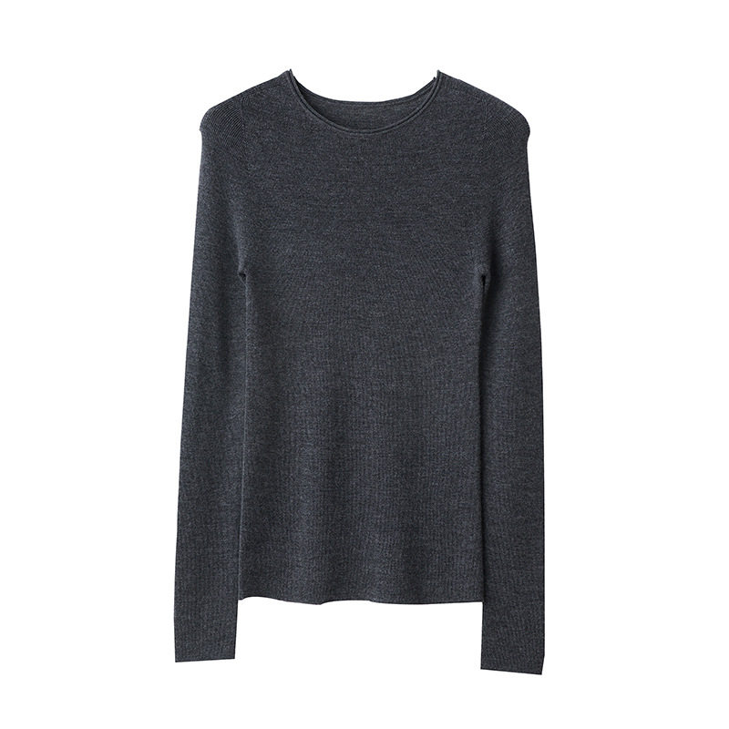 美丽诺羊毛！德国无缝扬子纱打底针织衫秋季半高领修身内搭上衣女