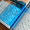 Little Red Book's Same Blue Sea Film Bookmark, High-Looking Light and Shadow Translucent Bookmark, Film Creative Souvenir