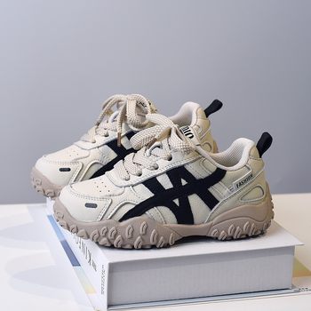 Soft-Soled Boys' Sneakers, Kidsren's Sports Shoes, 2025 Autum New Student Soft-Soled Girls' Casual Running Shoes